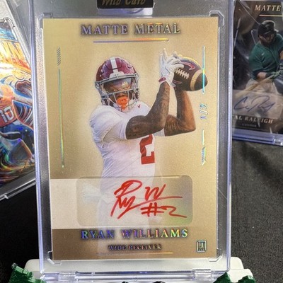 Wild Card Matte Metal 2026 Ryan Williams Autograph Serial Numbered 1/2