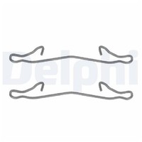 ZubehöRsatz Scheibenbremsbelag FüR Dacia Sandero B8 12 Bis 26 Delphi B4D401