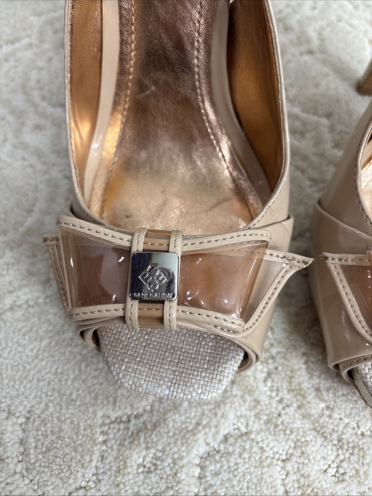 BCBGeneration Angelo Beige/Nude Platform Stiletto… - image 4