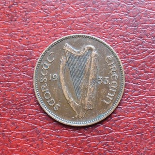 Ireland 1933 bronze farthing
