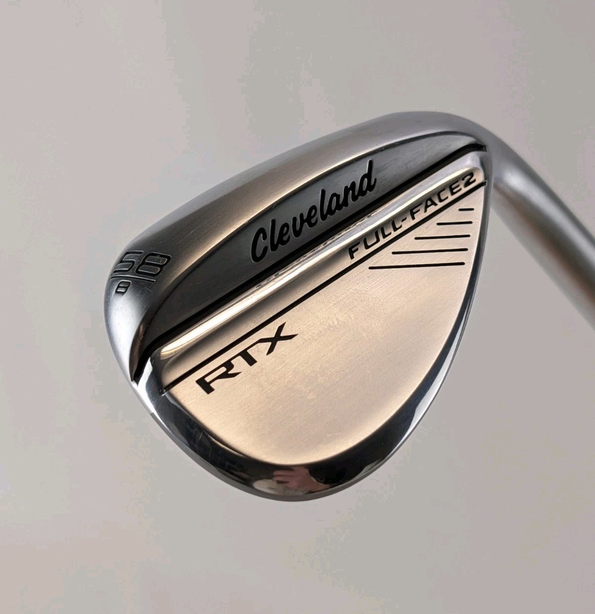 Cleveland RTX Full-Face 2 ZipCore Wedge 58° 8 Bounce Dynamic Gold