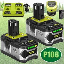 8.0Ah For Ryobi 18V Battery One High Capacity Battery P108 P107 P102 P103 P105