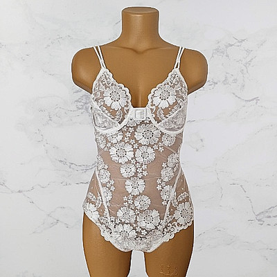 La Perla * Exklusiver Body Mesh & Satin, Gr. 70 B aus Sylter Boutique Neu