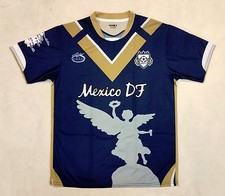 Mexico DF Jersey Color Blue Arza Design 100% Polyester Made in Mexico