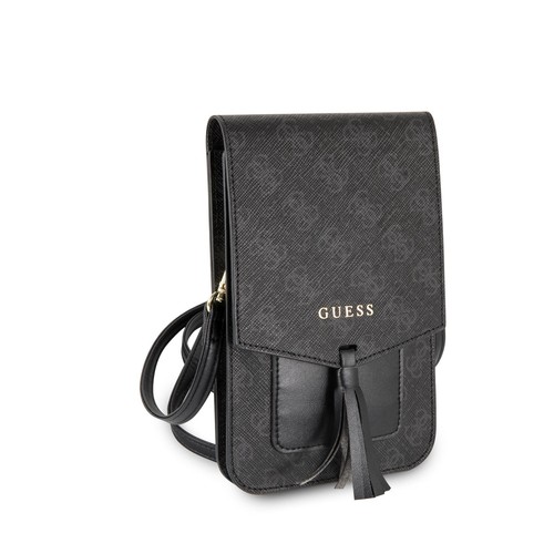 Guess 4G Universal Wallet Phone Bag With Strap Black - GUWBSQGBK - Picture 3 of 4