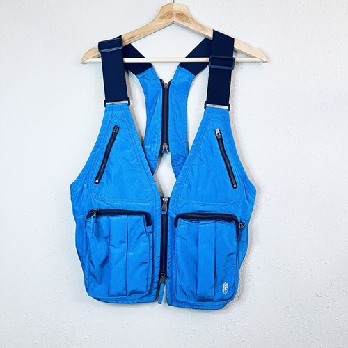 Free People Movement Outdoors Pursuit Utility Women’s Blue Vest OS NEW - Picture 5 of 12