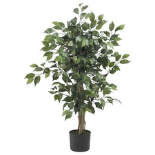 Nearly Natural 3' Ficus Silk Tree Realistic Artificial Home Garden Decoration