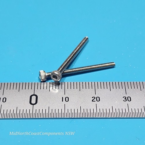 Micro M2 x 25mm Hex Socket Cap Head Screws 304 Stainless Steel DIN912 - Picture 4 of 5