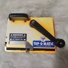 Top O Matic Cigarette Machine Orange Makes King Size 100mm