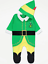 miniatuur 1 - Baby ELF Buddyy Christmas Outfit Sleepsuit Babygrow Costume Fancy Dress George