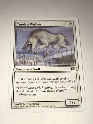 Magic the Gathering Tundra Wolves Card | eBay