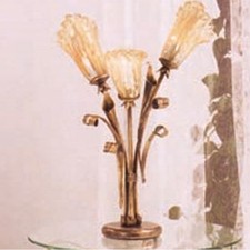 Lampada Lume in Ferro Battuto 3 LucI in Vari Colori