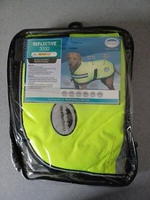 Weatherbeeta Yellow Reflective Dog Coat 45cm 18"