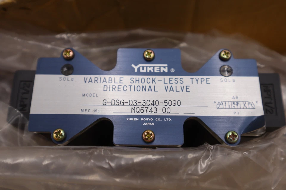 NUEVO Electroválvula Hidráulica Yuken D-DSG-03-3C40-5090 STOCK 2556-C Foto 4 de 4