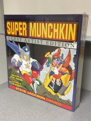 Super Munchkin Guest Artist Edition - Lar DeSouza Card Game Unused
