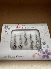 Designer Bindis Pack - Multicolor Stone-Studded Styles