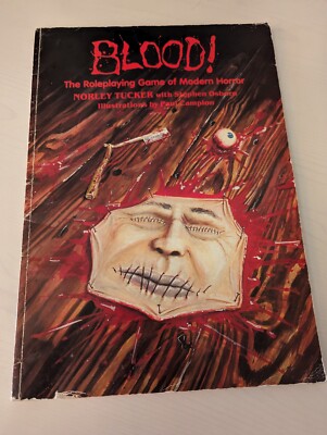 Blut Rollenspiel Modern Horror um 1990 - SIGNIERT 