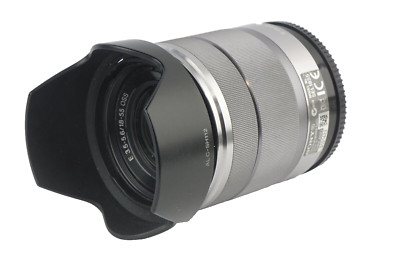 Sony Alpha SEL1855 18-55mm F/3.5-5.6 E-Mount OSS Objektiv silber