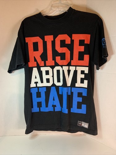 John Cena Rise Above Hate Mens Black T 