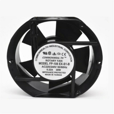 Axial Fan FP-108EX-S1-B 220V 38W Dual Bearing Cooling Fan Oval 172x150x51mm