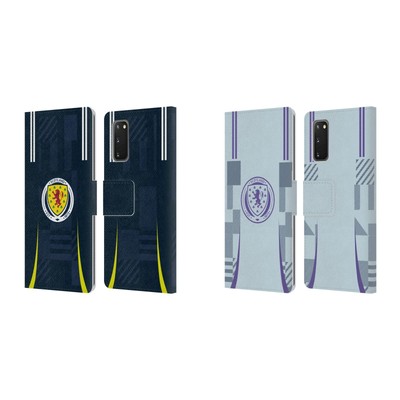 SCOTLAND NATIONAL FOOTBALL TEAM 2024/25 KITS LEATHER BOOK CASE FOR SAMSUNG 1