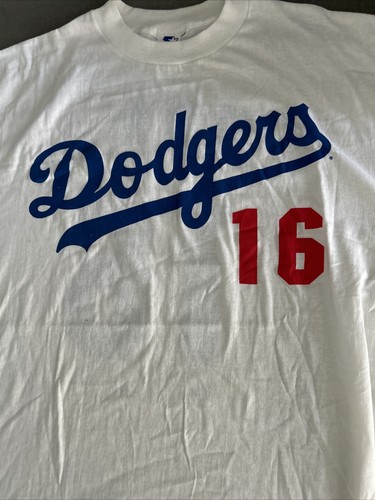 Hideo Nomo #16 Home Jersey Shirt MLB Los Angeles Dodgers Vintage Starter XL 1995 - Picture 2 of 19