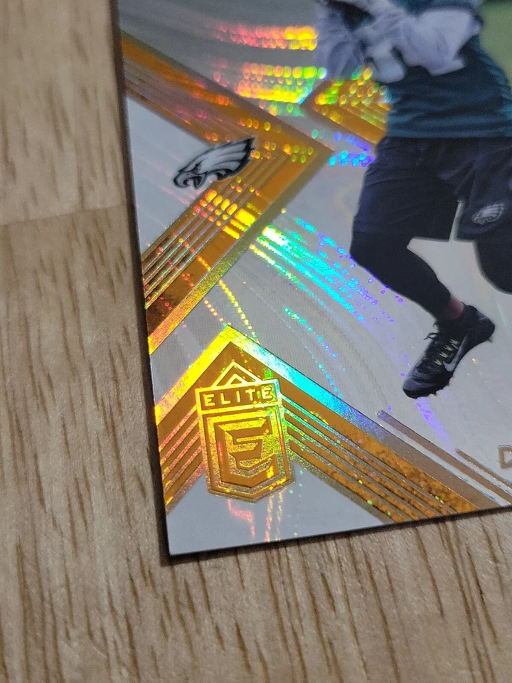 2017 Donruss Elite DONNEL PUMPHREY Orange 1/25 #174 Rookie Card RC Eagles SSP - Image 4 of 4