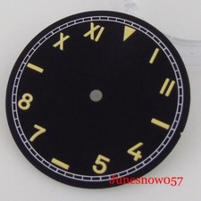 High Quality 37mm Fit ETA 6497 ST 3600 Hand Winding Watch Sterile Californa Dial