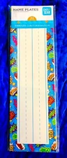 pen+gear 30 name plates for classrooms teaching supplies For desk,Wall,3.5x11.5”