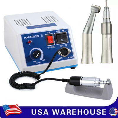 Dental Lab Marathon Electric Micromotor Unit /35K rpm Motor Polishing Handpiece