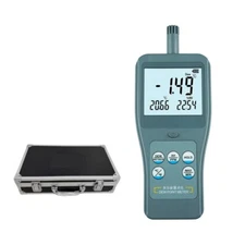 Temperature Humidity and Dew Point Meter with High Resolution 0.01 PPM 0~50000