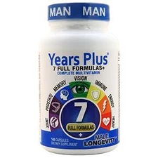 Century Systems Years Plus 7 Full Formulas+ Complete Multivitamin Male Longevity