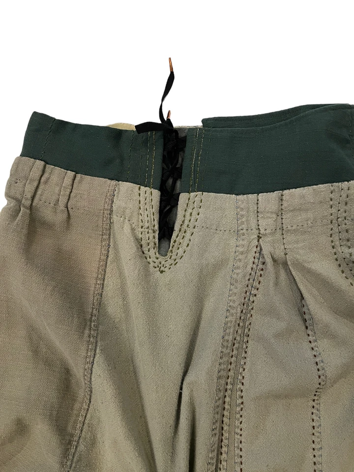 Hecho a mano RENACENTISTA/Medieval Mujer Falda Verde Campesino Disfraz Juegos con disfraces Talla M Foto 3 de 4