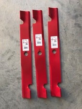 3 HD Notched Hi Lift Blades 60" Exmark 103-6403 103-6403-S 20-1/2" USA MADE