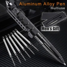 Durable EDC Pocket Action Ball Pen Clip Police Pen Student Stationery Universal