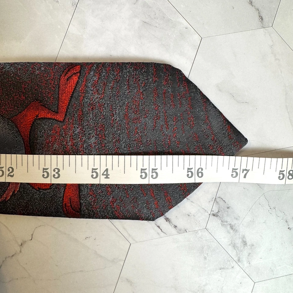 Corbata de colección Looney Tunes Tazmanian Devil Hecha en EE. UU. 1992 Warner Bros dibujos animados Foto 4 de 4