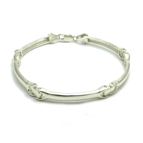 Sterling Silver Men Bracelet Genuine Stamped Solid 925 Handmade Empress B000182