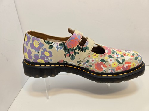 Dr. Martens Air Wair Floral Mash Up Leather Mary Janes Shoes Women's Size 11 NEW - Picture 8 of 13