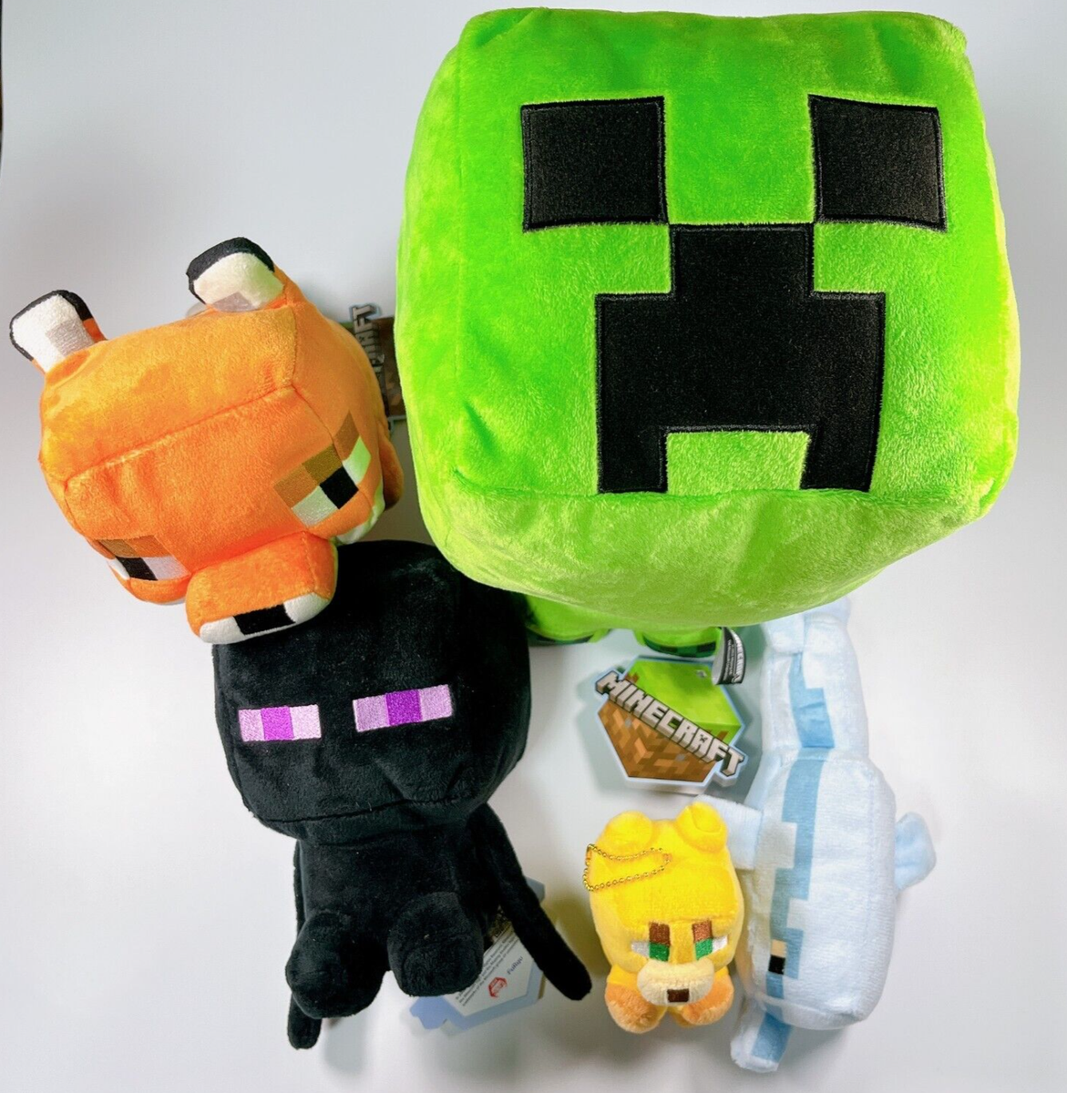 マイクラ　人形 Minecraft Cat Fox Creeper Enderman Fox 5 Pieces Plush Toy Doll