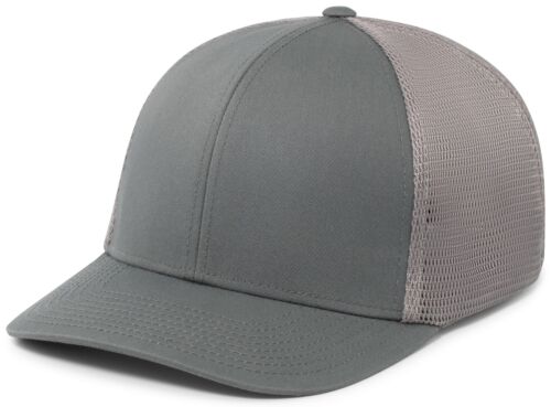 Pacific Headwear P401 Unisex Original Hat Fusion Trucker Cap - Picture 6 of 21