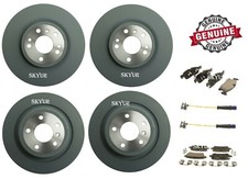 Front & Rear Rotors and Brake Pads Sets For Mercedes GL GLE GLS ML Genuine 