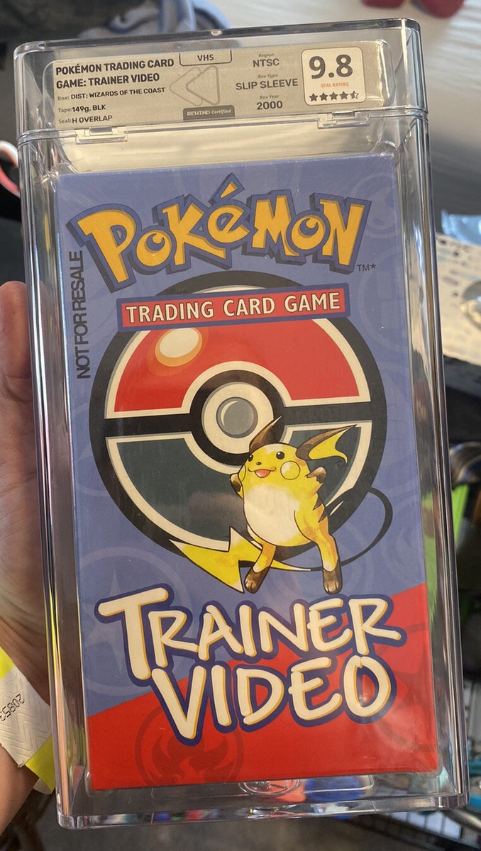 Graded Sealed 9.8 Pokemon Trading Card Game: Trainer Video VHS | eBay