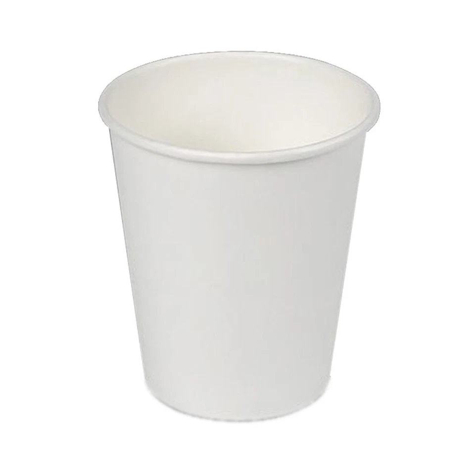 BESTGREEN 25 GOBELETS CARTON BIODÉGRADABLE 20CL BLANC