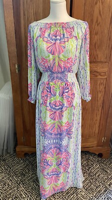 long maxi dress full sleeve Julip Sheer Long Sleeve Maxi Dress - Olive