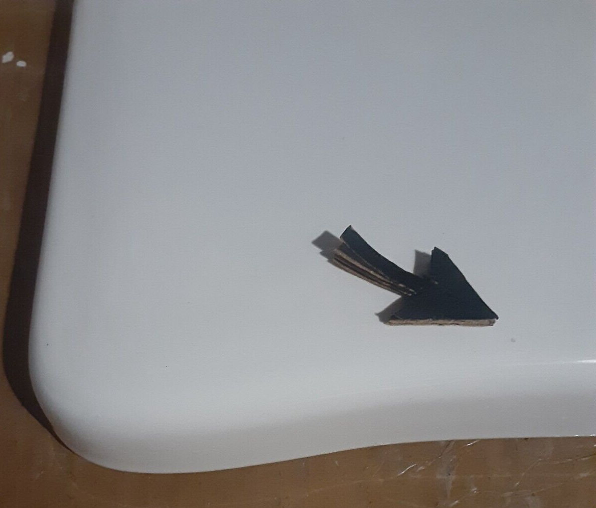 WHITE 20 x 7.75 mpp kpp Mansfield 5171 51 5I7I 6171 no. 35 toilet