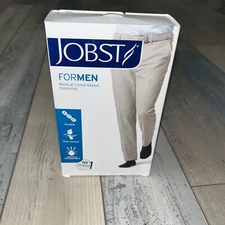 JOBST forMen Thigh High, 20-30 mmHg Closed Toe Small