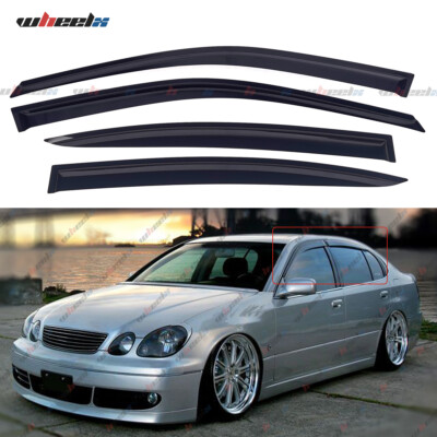 FOR 1998-05 LEXUS GS300 GS400 GS430 WINDOW VISOR VENT SHADE RAIN GUARD DEFLECTOR