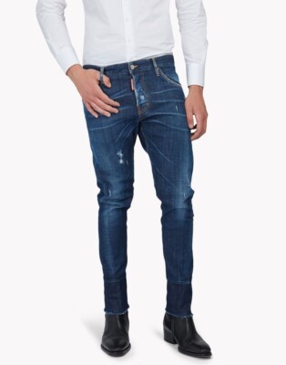 originale Dsquared2 Sexy Twist Jeans Größe 46