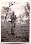 PH1493 WW2 Era Military Soldier Dead Kangaroo Animal Vintage Snapshot Photo