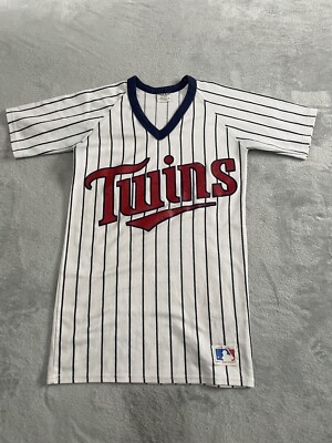 Minnesota Twins Jersey T-Shirt Sand Strick Baseball Größe XS Damen